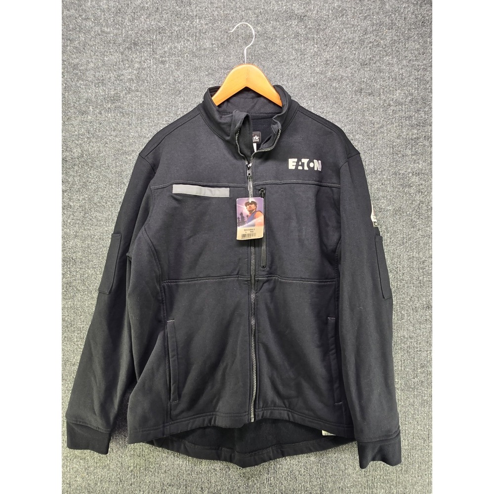NWT Bulwark FR Eaton Jacket Men's Large L CAT 2 Flame Resistant SEZ2BK2 Black